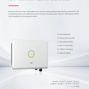 Alternative view of Biến Tần Hòa Lưới SAJ R6 3-15kW Bám Tải 3 Pha - R6 - 3-15K - T2