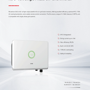 Alternative view of Biến Tần Hòa Lưới SAJ R6 3-10kW Bám Tải 1 Pha - R6-3-10K-S3