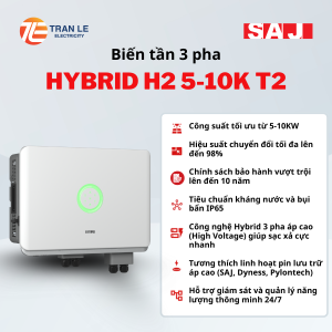 Biến Tần Hybrid SAJ H2 5-10kW T2