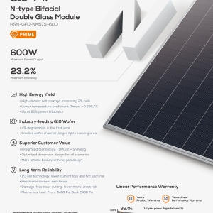 Alternative view of Sunpower 590Wp TOPCon & Shingling Panel HSM-GFD-NM590