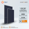 Tấm Pin NLMT Sunpower 590Wp TOPCon&Shingling
