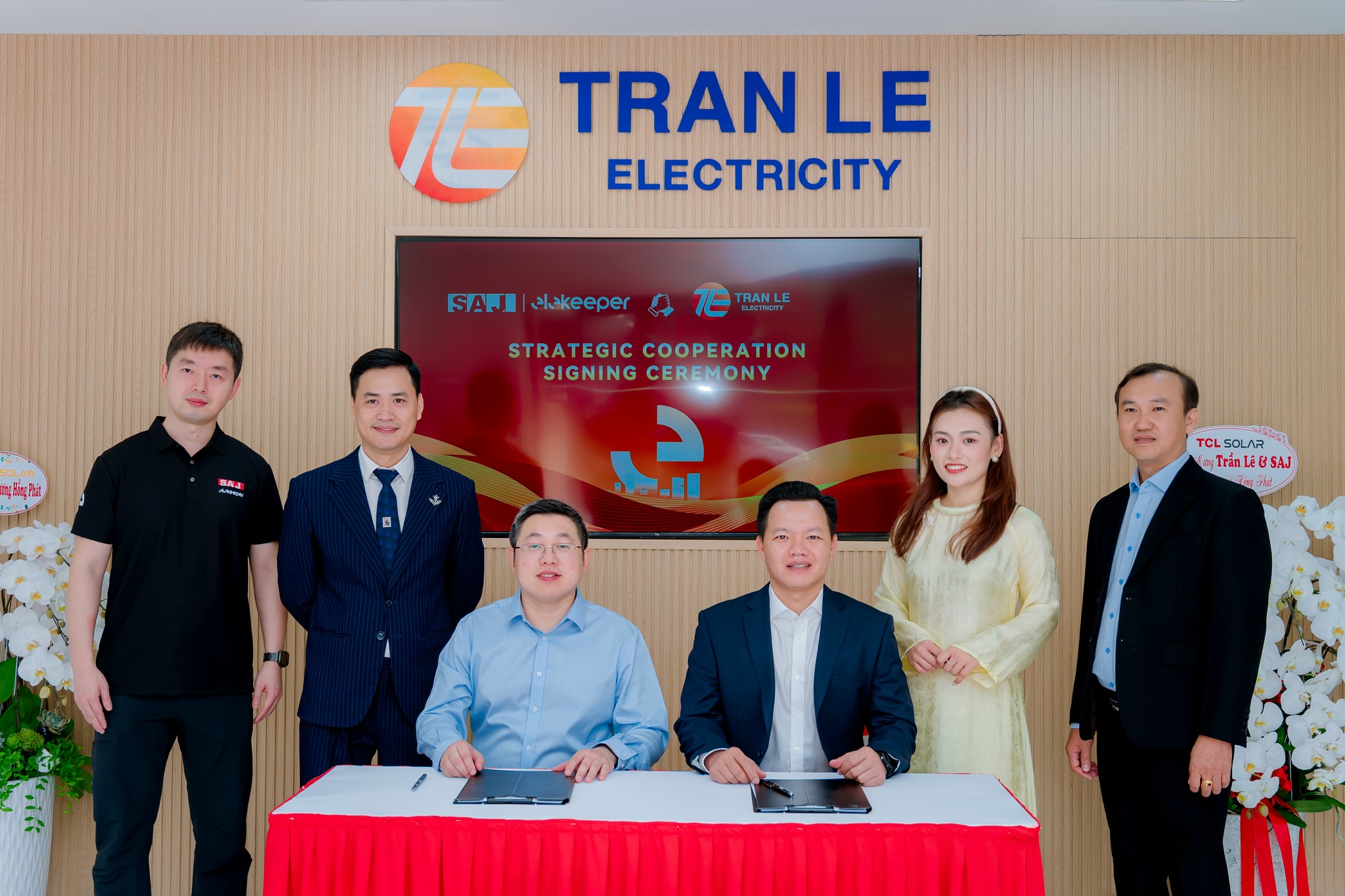 hợp tác chiến lược SAJ x Tran Le Electricity