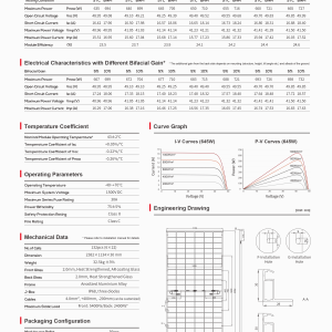 Alternative view of Tấm Pin Năng Lượng Mặt Trời TCL Solar 665W: Đột Phá Công Nghệ N-Type TBC Hiệu Suất 24.6%