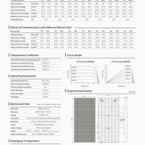 Alternative view of Tấm Pin Năng Lượng Mặt Trời TCL Solar 670W (G12R+ - 66P): Hiệu Suất Đỉnh Cao 24.8%
