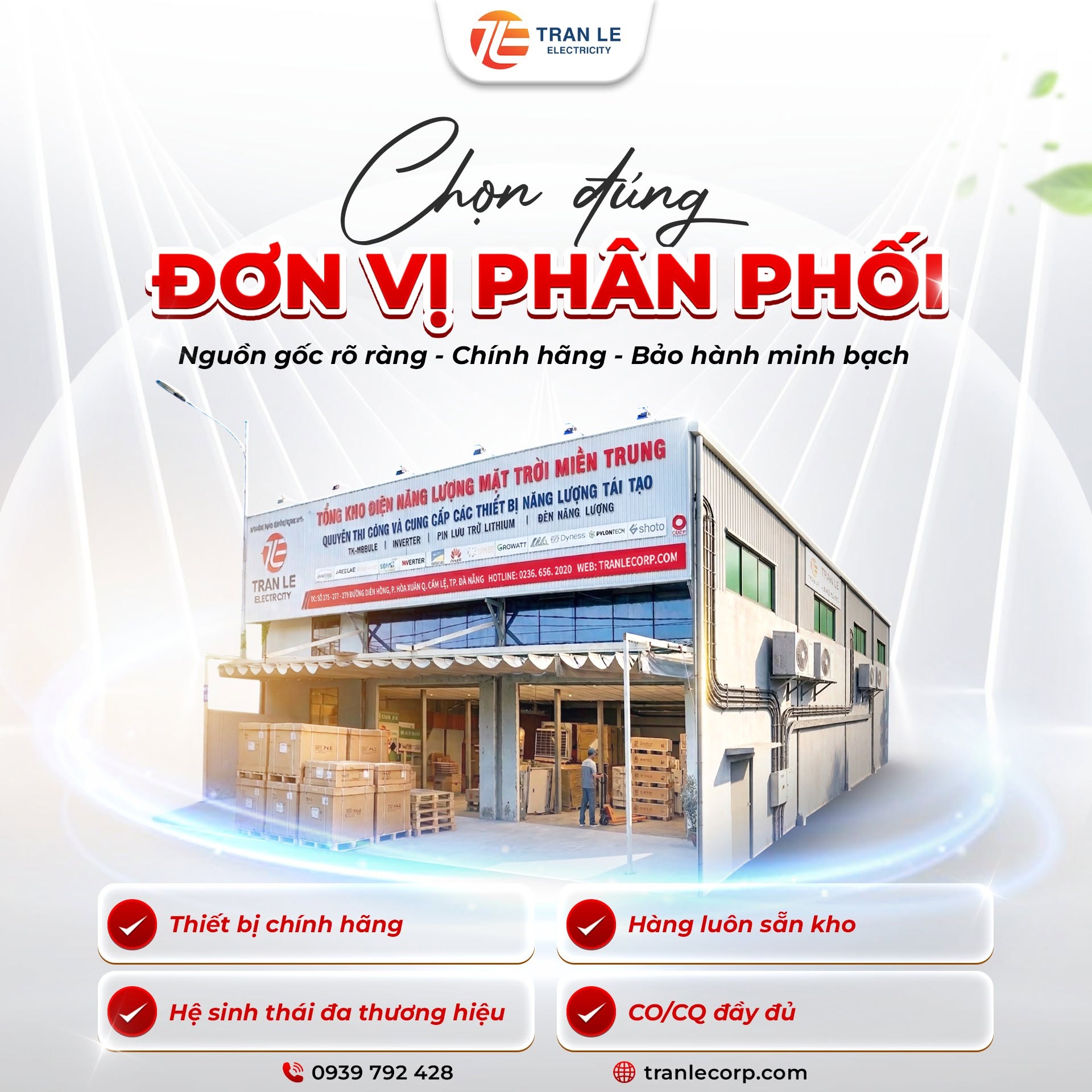 Kho tổng năng lượng mặt trời miền Trung