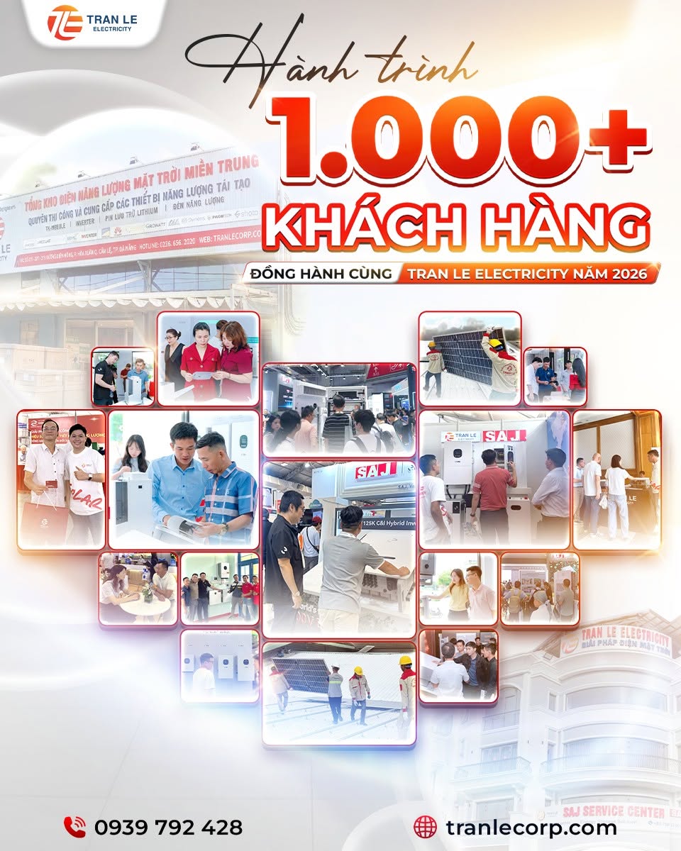 Tran Le Electricity chính thức cán mốc 1.000+ khách hàng đồng hành trong năm 2026